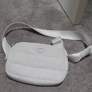 Large Size --Lululemon White Crossbody Bag